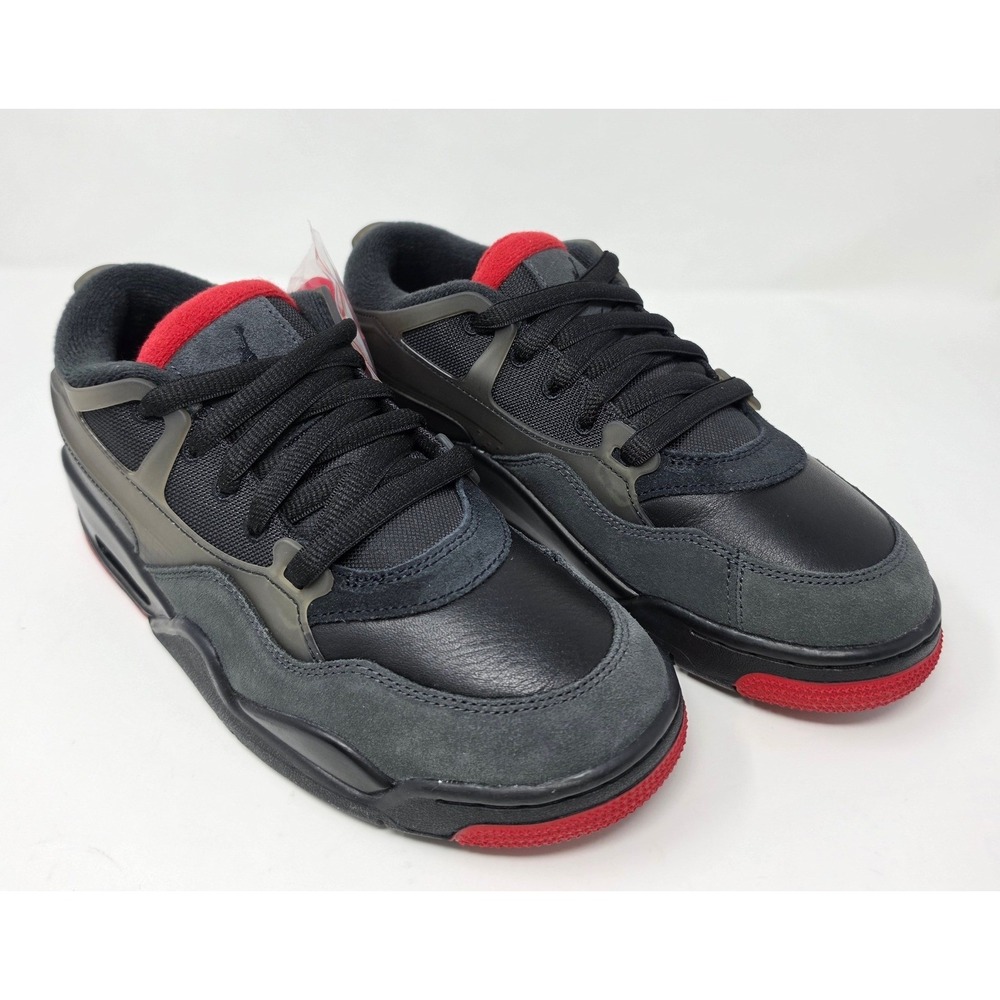 Air Jordan 4 RM GS Black Varsity Red Anthracite FQ7938-060 Kid's 7Y Women's 8.5